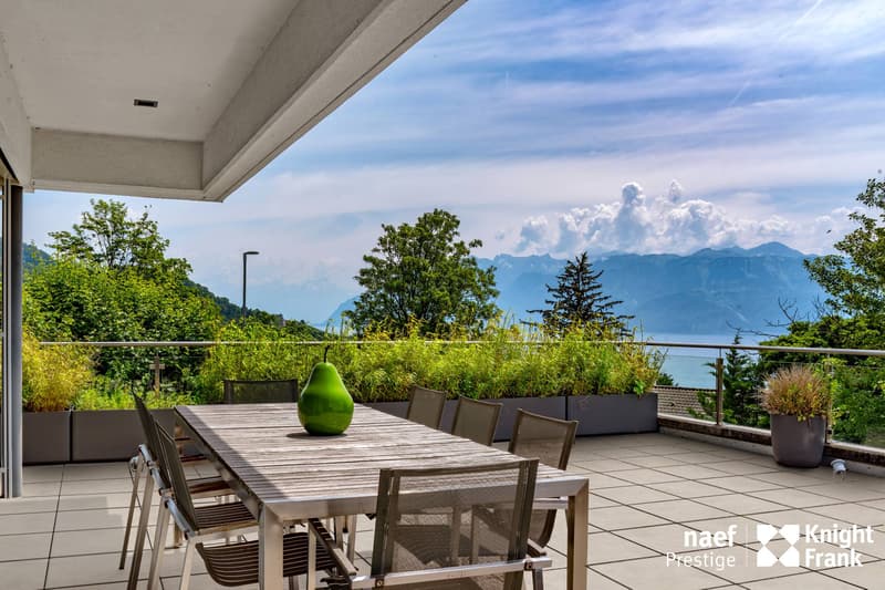 Attique de 297 m² habitables avec spacieuses terrasses - Vue imprenable sur le lac (2)