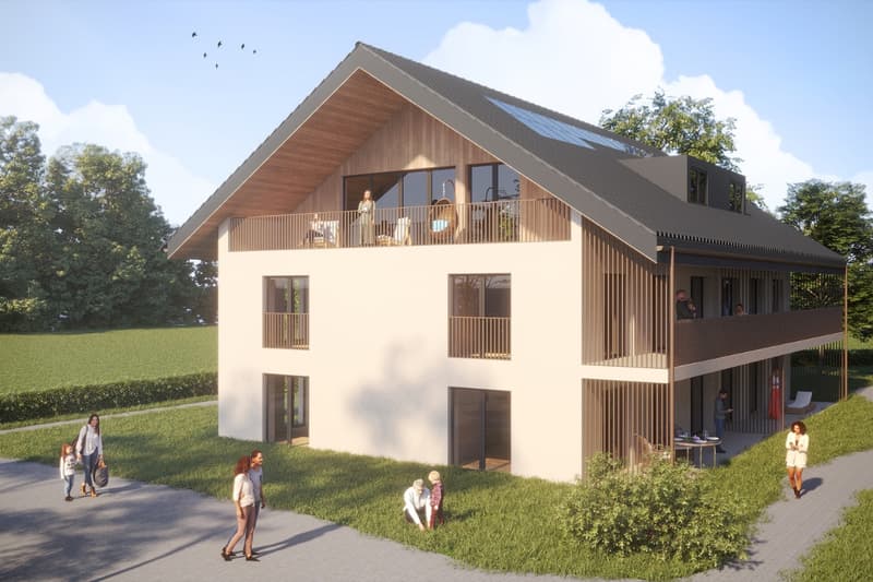 La Bergerie - Lot 16 - Appartamento nuovo di 4.5 locali al 1° piano con balcone (6)
