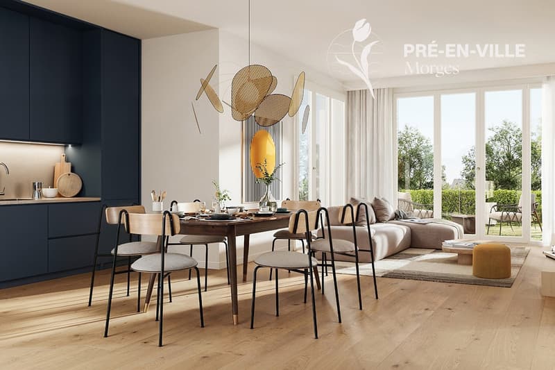 Pré-en-Ville - B2 - Appartement neuf de 2.5 pièces au rez-de-chaussée (3)