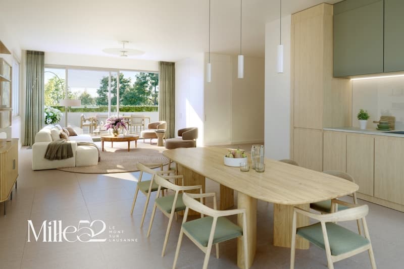 Mille52 - Lot B1-103 - Appartement de 2.5 pièces avec balcon au 1er étage (3)