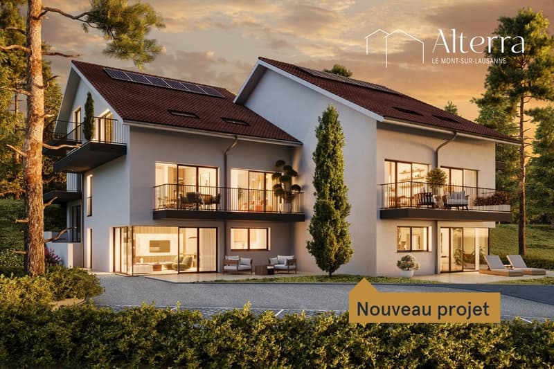 Alterra - Villas mitoyennes d'exception au Mont-sur-Lausanne (1)
