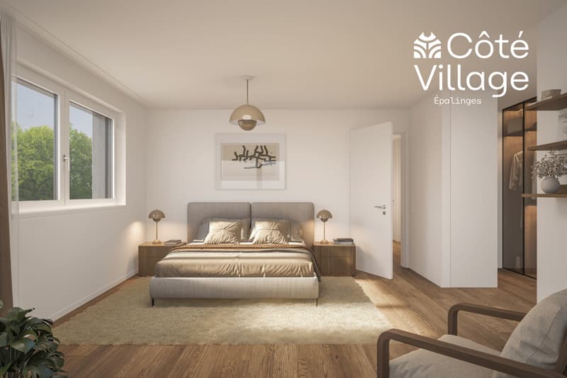 Côté village - Villa A2 - Villa mitoyenne neuve de 5.5 pièces (2)