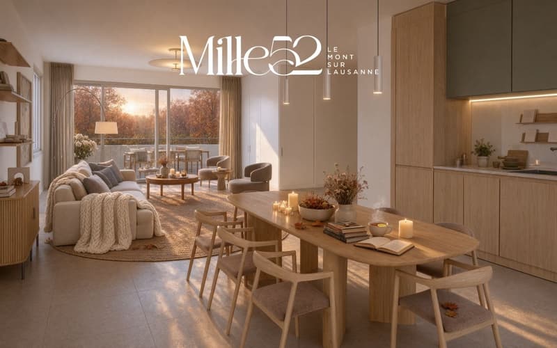 Mille52 - Lot B1-101 - Appartement de 3.5 pièces avec balcon au 1er étage (4)
