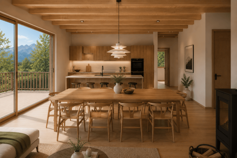 New and contemporary chalet in a green setting (3)