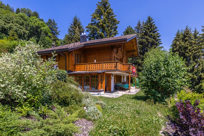 Chalet mit Charme im Herzen einer grandiosen voralpinen Landschaft (1)