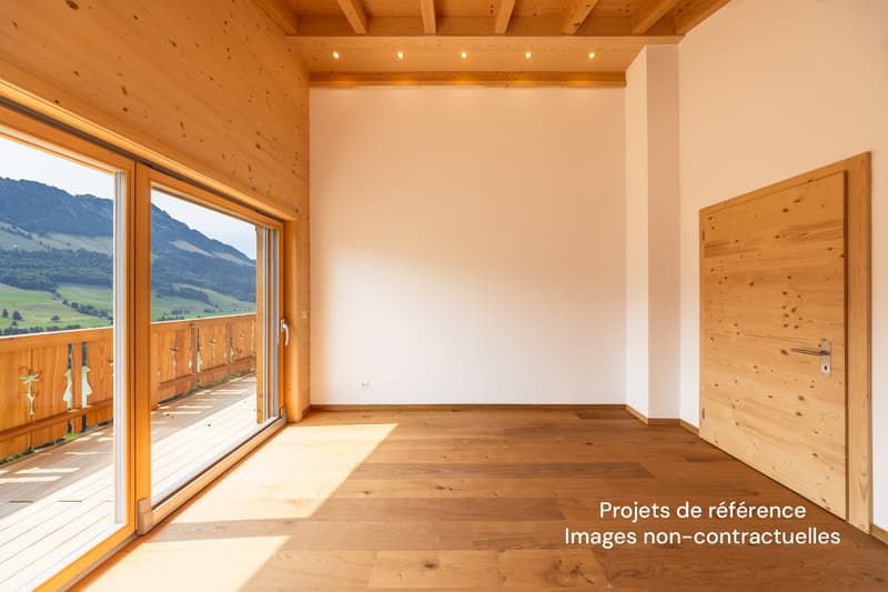 Opportunità esclusiva: chalet nuovo in tronchi con vista aperta (11)
