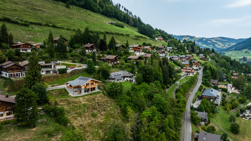 Neues Chalet mit hohem Standard und 3½ Zimmern, mit atemberaubendem Blick (3)