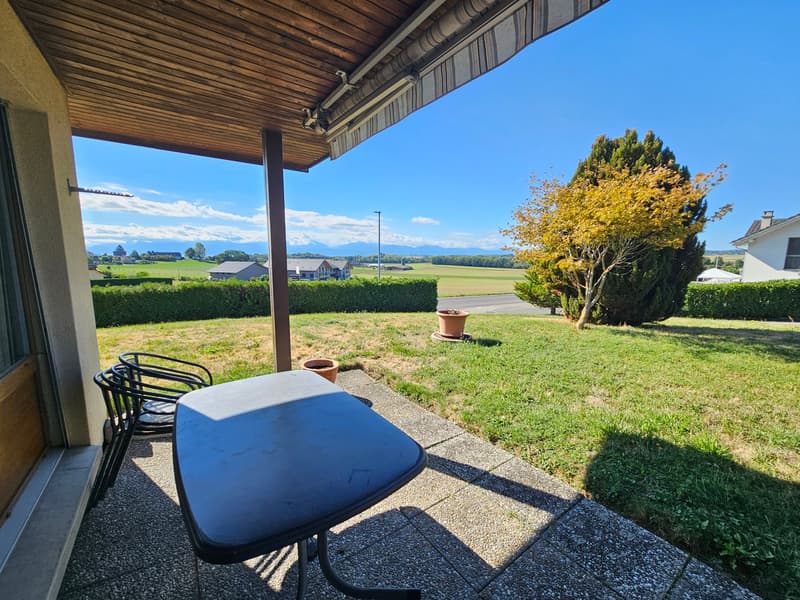 Villa individuelle avec magnifique dégagement sur la campagne et les Alpes (13)