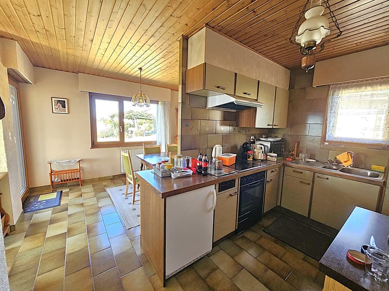 Villa individuelle avec magnifique dégagement sur la campagne et les Alpes (6)