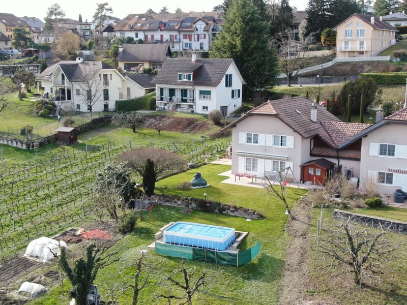 Semi-detached 6-Zimmer-Haus mit Swimmingpool in Echandens (1)