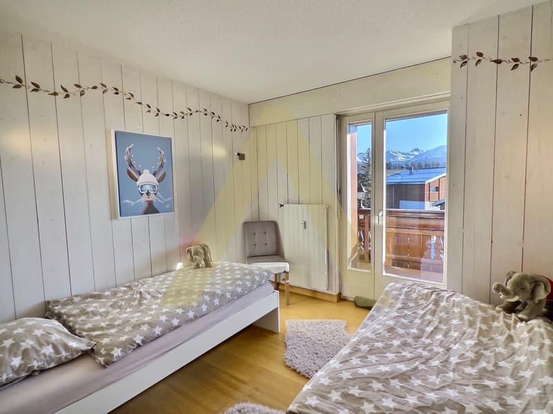 Appartamento arredato di 3,5 locali, luminoso con ampio balcone e accesso spa (13)