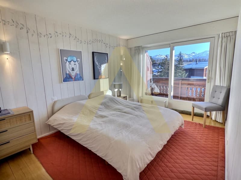 Appartamento arredato di 3,5 locali, luminoso con ampio balcone e accesso spa (11)