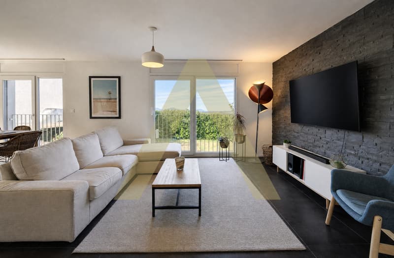 Un piacevole appartamento familiare con vista sulla campagna (2)