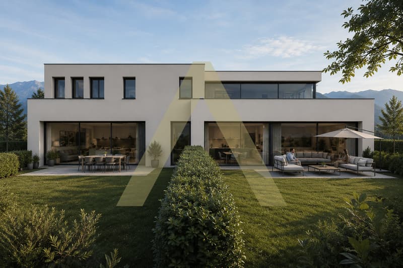 Nouvel appartement contemporain en attique sur plan (6)