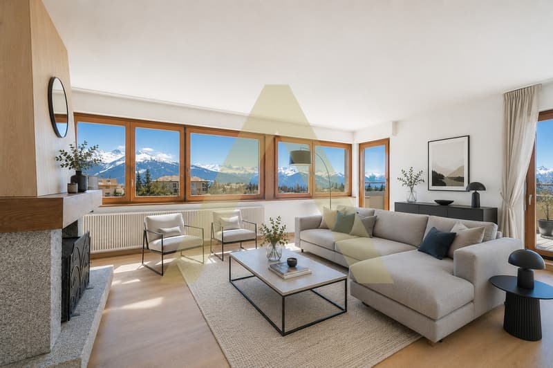 Magnifique Duplex au centre de la station avec vue panoramique (2)