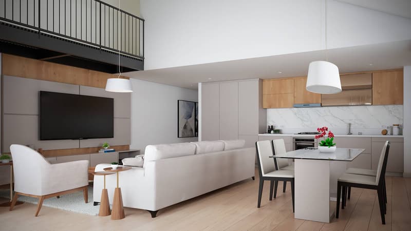 Appartement neuf de 7.5 pièces duplex avec balcon à vendre à Fétigny (1)
