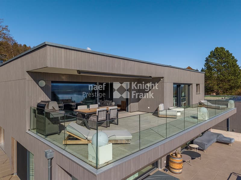 Magnificent 4.5-room attic apartment with breathtaking views of Lake Morat for sale in Lugnorre (3)
