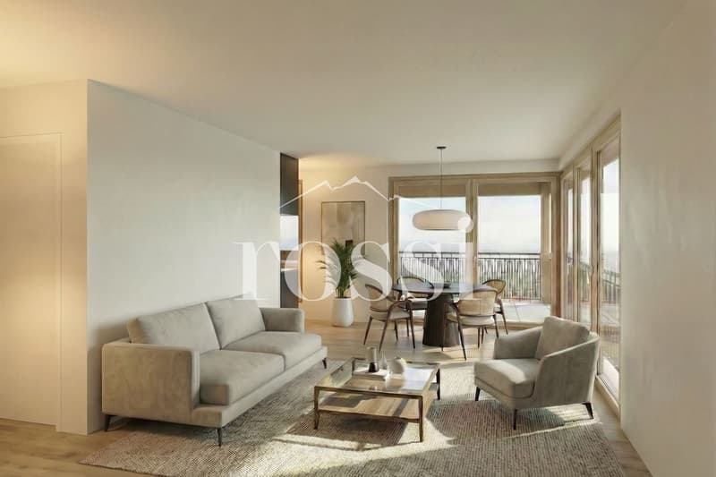 Neue 2.5-Zimmer-Dachwohnung mit Balkon zu verkaufen in Cottens (3)