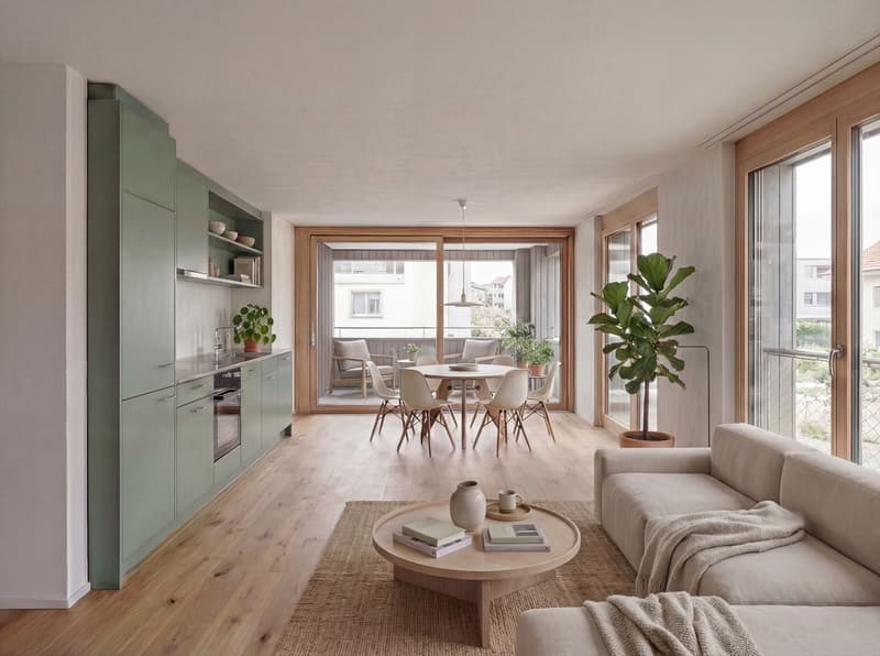 New promotion of 9 apartments with 3.5 and 4.5 rooms for sale in Neyruz (3)