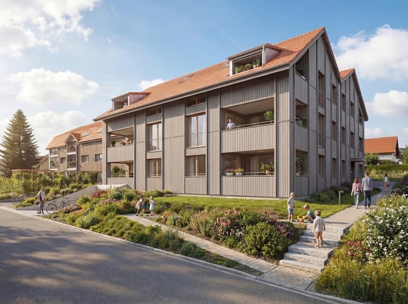 New promotion of 9 apartments with 3.5 and 4.5 rooms for sale in Neyruz (4)