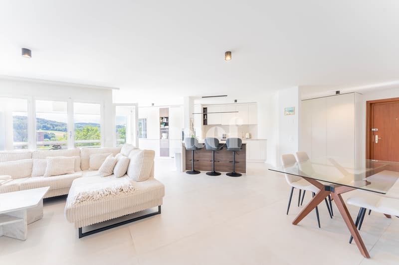 4.5-room attic apartment with balcony for sale in Marly (8)