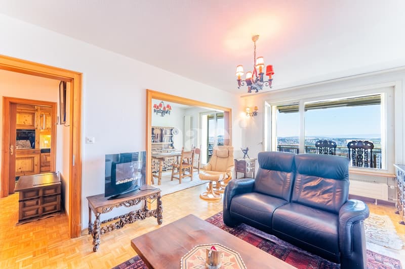 Wohnung mit 5 Zimmern im letzten Stock mit außergewöhnlichem Ausblick in Fribourg zum Verkauf (4)