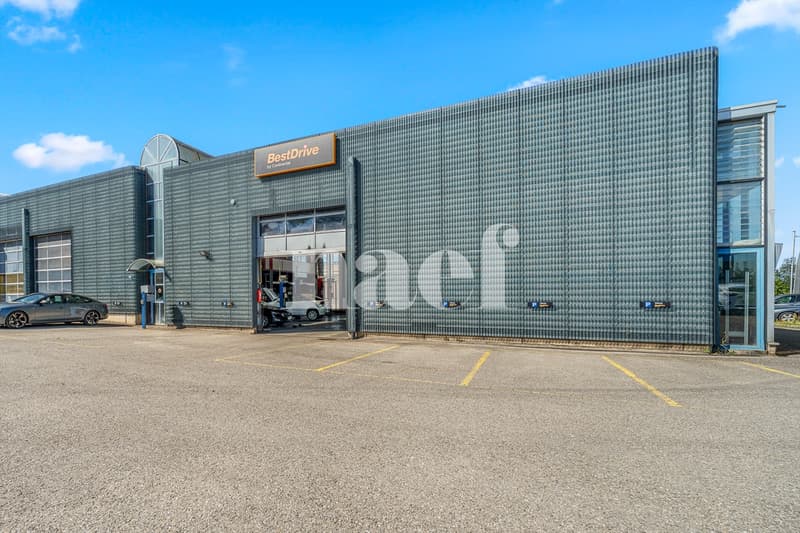 Garage avec réception, atelier et espaces de stockage à vendre à Givisiez (1)
