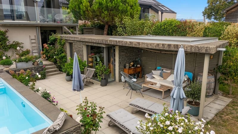 Maison individuelle de 6.5 pièces avec piscine à vendre à Vallamand (4)