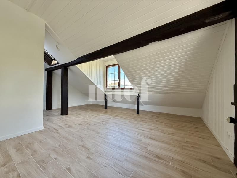 Bel appartement rénové et mansardé de 2.5 pièces au 1er étage à louer ! (4)
