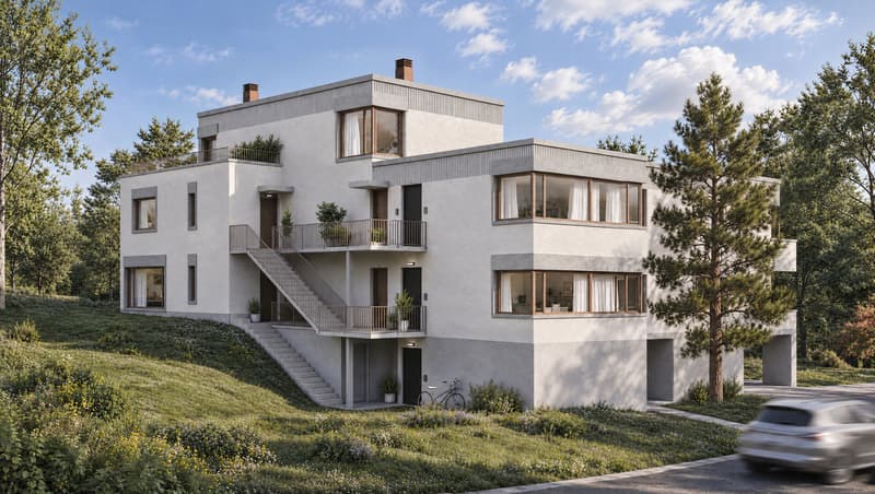 AUTORISATION EN FORCE - NOUVELLE PROMOTION DE 4 APPARTEMENTS THPE (1)