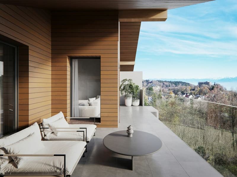 Duplex 5.5 rooms with a view of the Alps - Lot 3 (5)