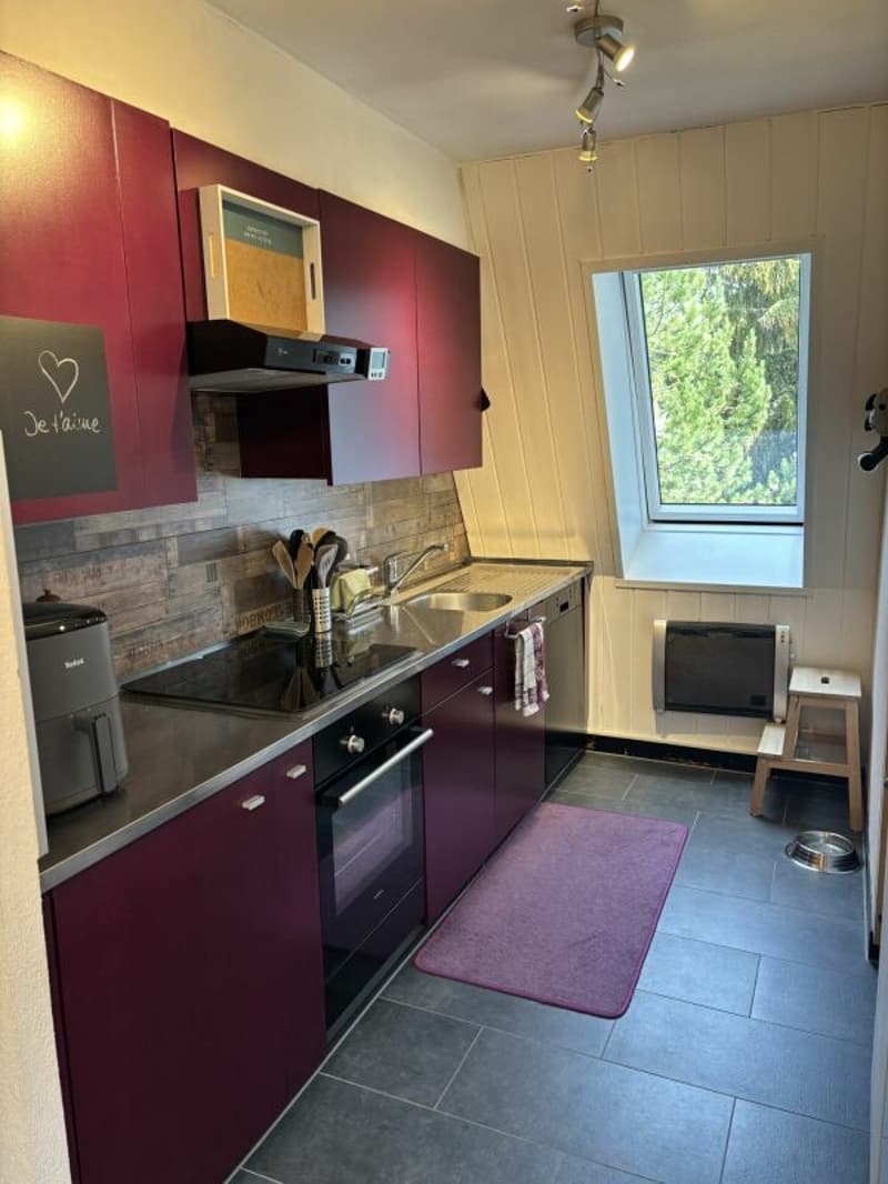 Duplex de 140 m² en dernier étage avec 3 chambres, terrasse et forêt (6)