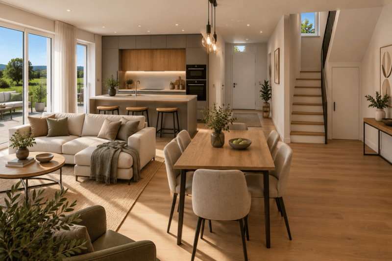 Marchissy : Lot N°1 Duplex de 128 m2 en rez-de-jardin (4)