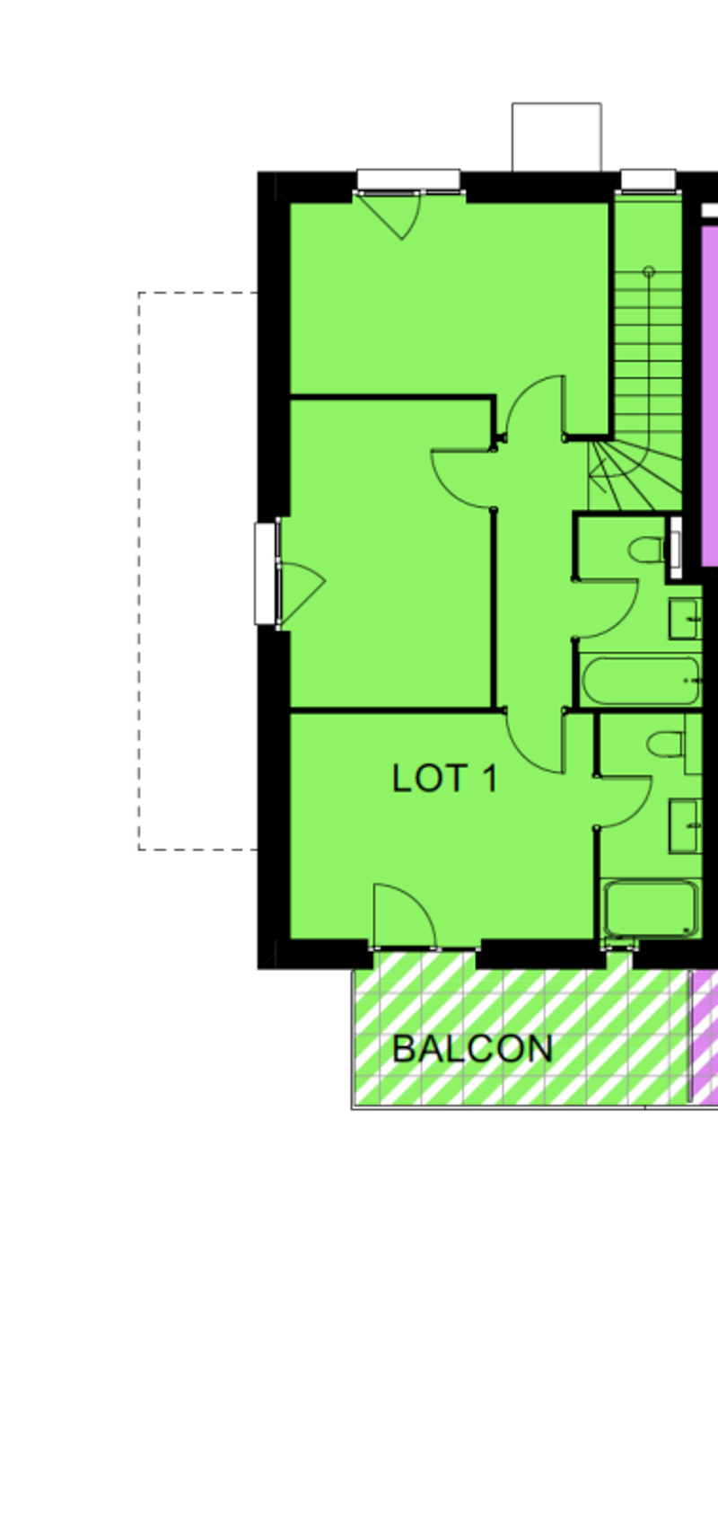 Marchissy : Lot n°1 Rez-de-jardin de 128 m2 (5)