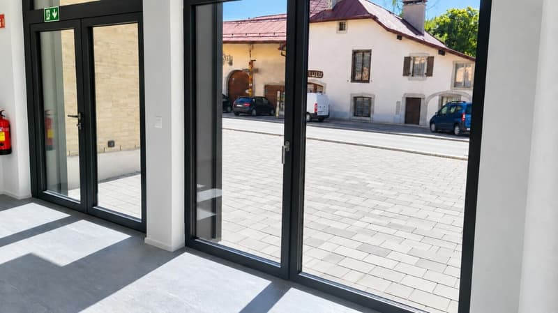Arcade commerciale neuve avec deux terrasses, proche de la gare (3)