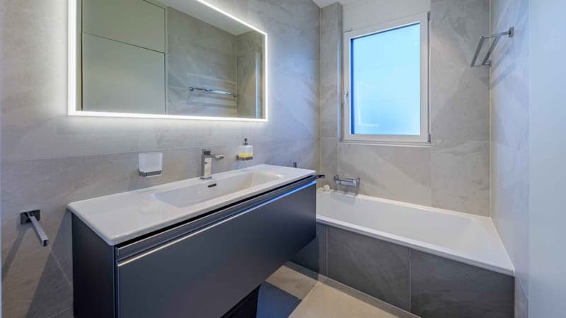 La deuxième salle de bain
