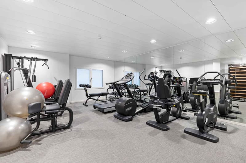 Salle de fitness réservée aux résidents