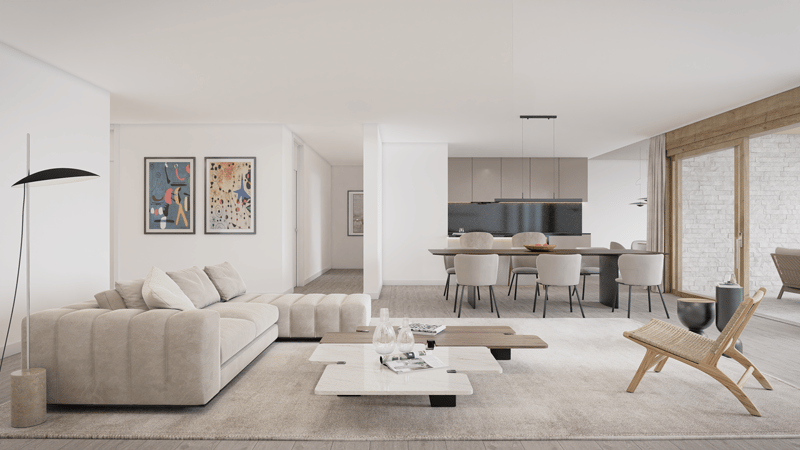Appartamento di 5 locali con terrazza e giardino privato (3)