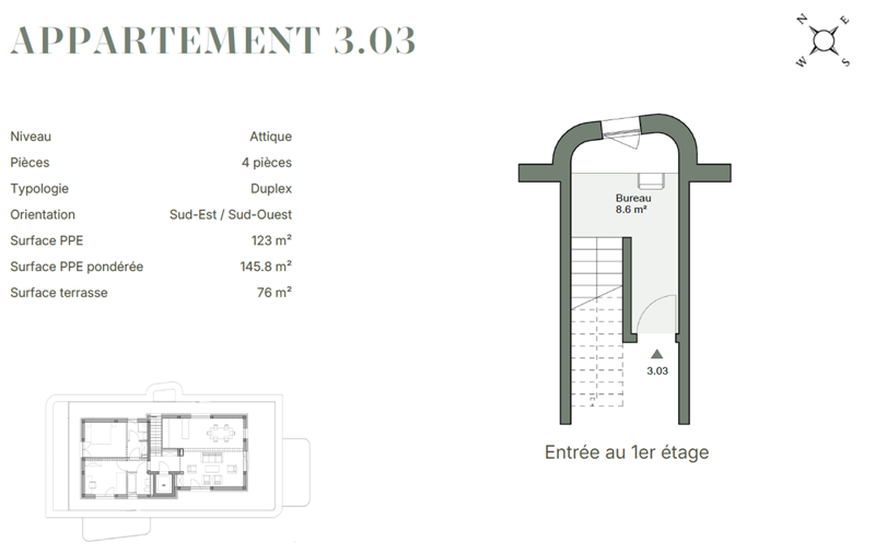 Appartamento di quattro locali in attico con terrazza di 76 m² (5)