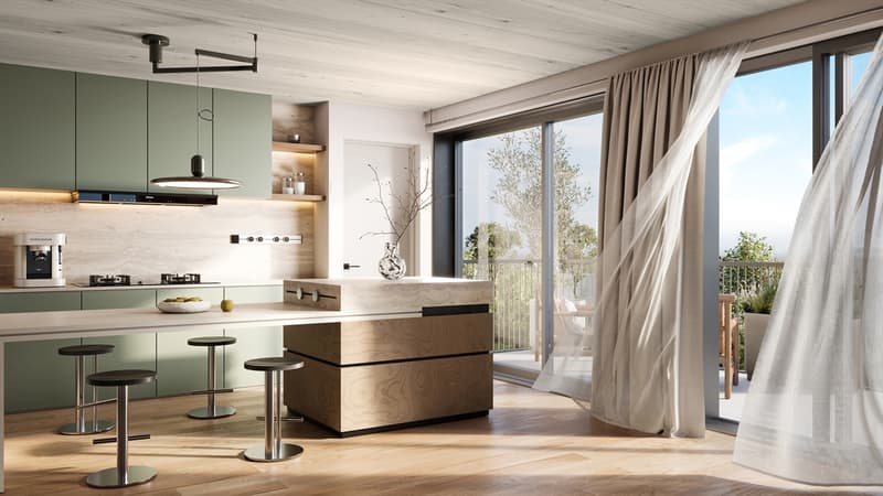 5 pièces en attique avec terrasse de 78 m² (2)