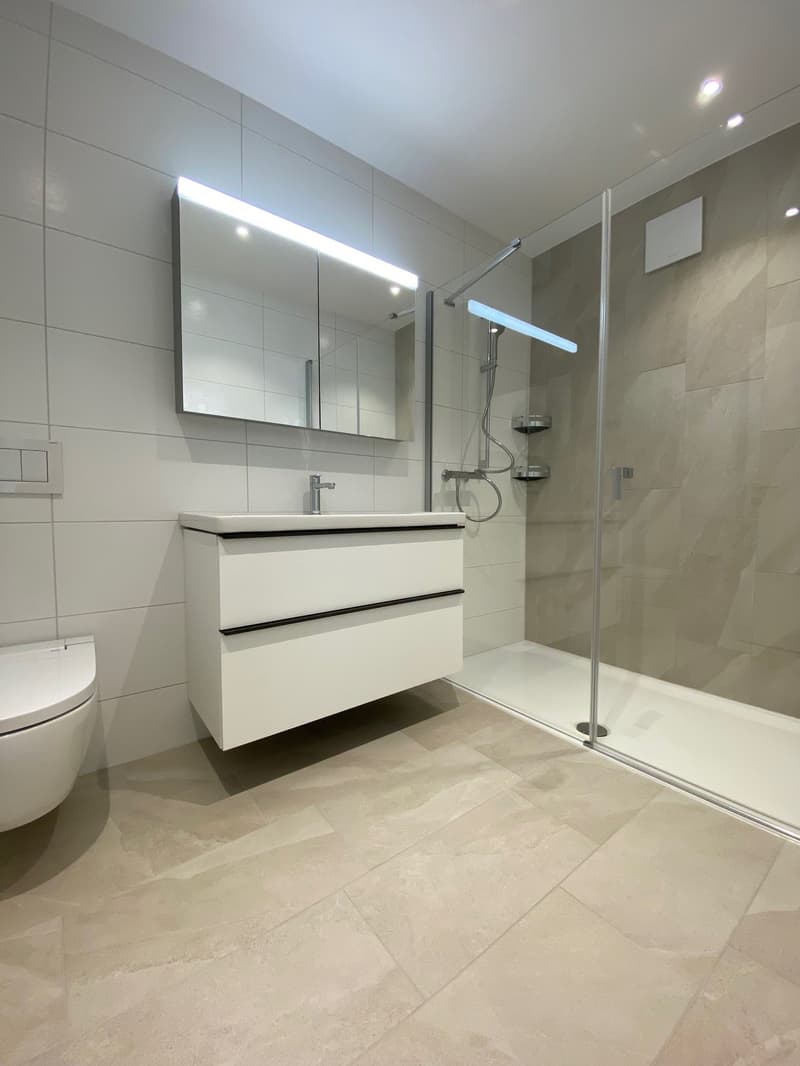 Begehbare Dusche