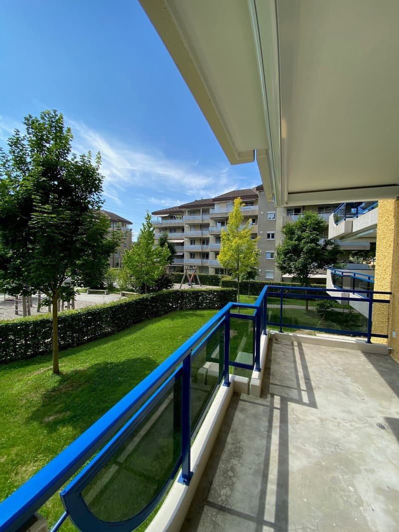 Sonniger Balkon