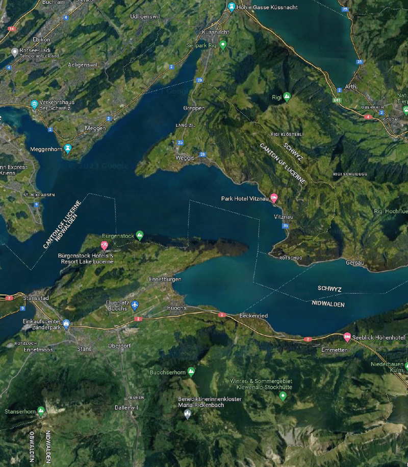 Unique, large building plot with construction project overlooking Lake Lucerne (7)