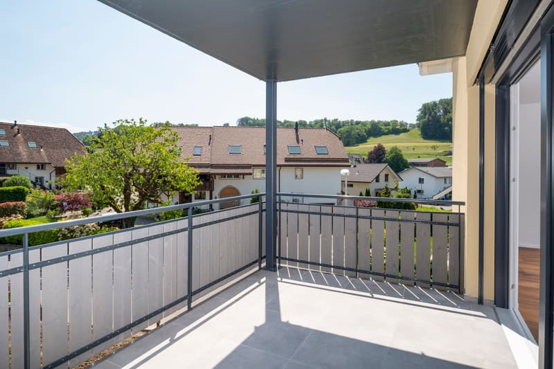 First-class, almost new apartment for rent in beautiful Reitnau (7)