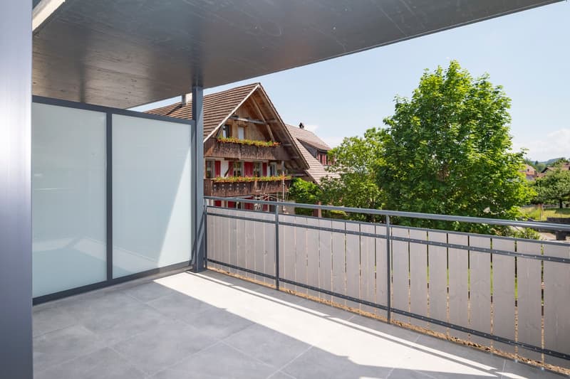 First-class, almost new apartment for rent in beautiful Reitnau (6)
