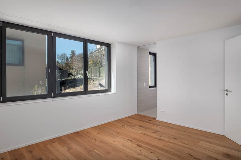 Appartement de terrasse exclusif et de haute qualité de 4,5 pièces - Votre domicile de rêve avec vue partielle sur le lac à Uerikon (9)