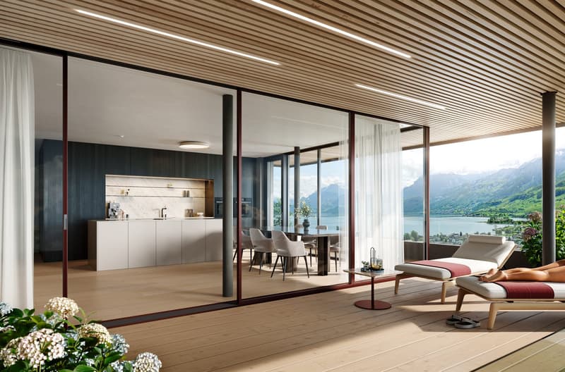 3.5-Zimmer-Eigentumswohnung mit traumhafter Aussicht in Ennetbürgen (3)