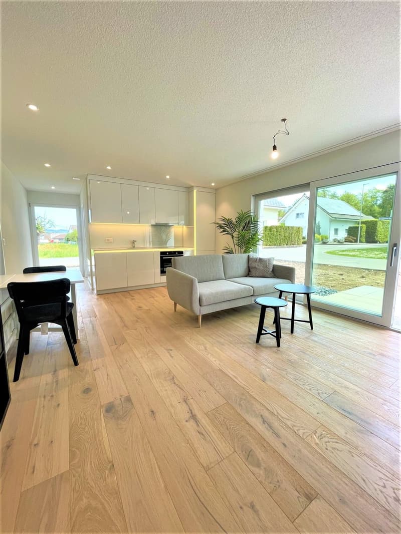 Appartement moderne 2 pièces avec balcon à Brunegg (9)