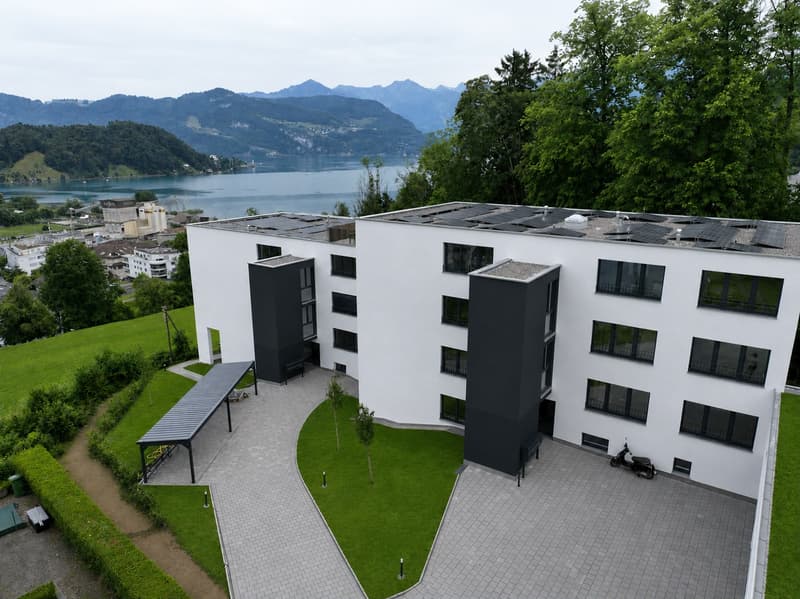 Appartement en propriété de 4,5 pièces avec vue sur le lac, la ville et les montagnes ! (17)