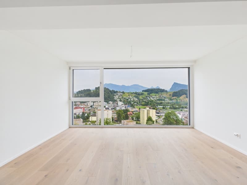 Appartement en propriété de 4,5 pièces avec vue sur le lac, la ville et les montagnes ! (7)